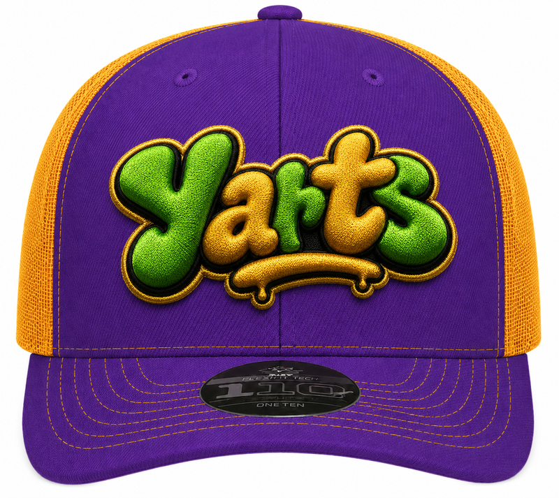 YARTS - Purple Bill & Gold Mesh